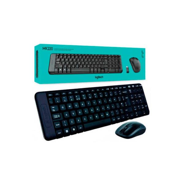 Kit Wireless Teclado + Mouse MK220 Logitech