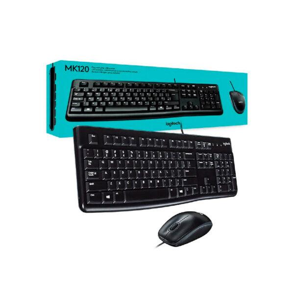 Kit Wireless Teclado + Mouse MK120 Logitech