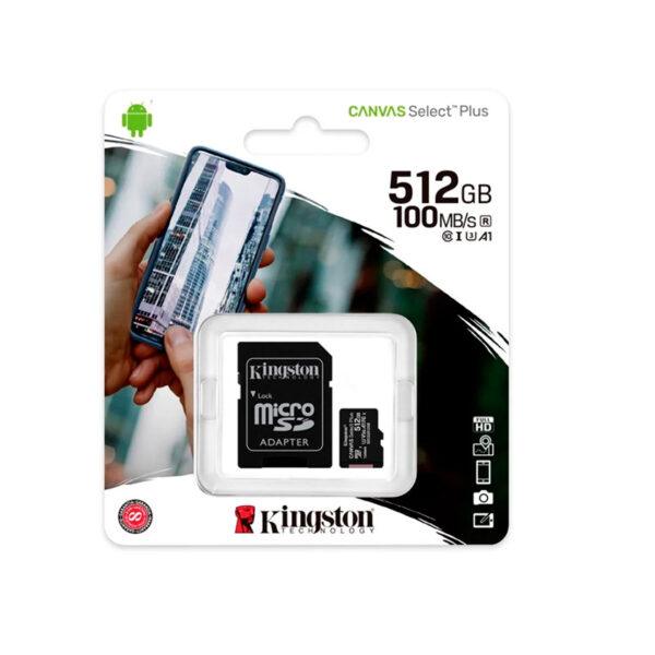 Memoria MicroSD kingston Canvas 512GB